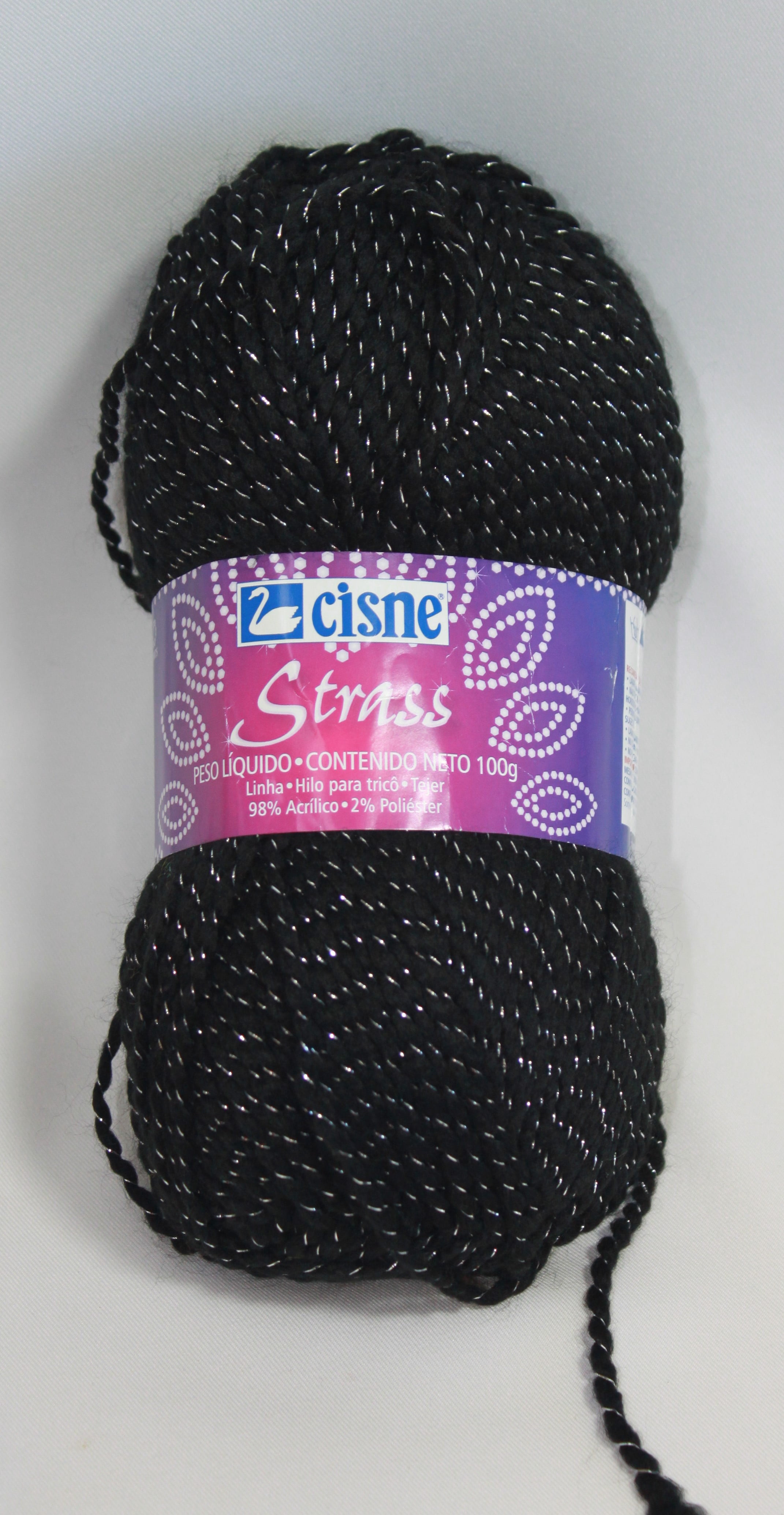Lã Strass Cisne 100g