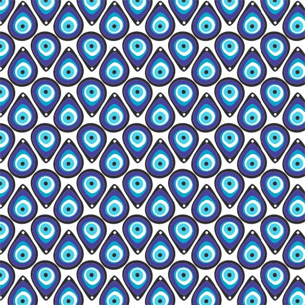 Tecido Tricoline Peripan Olho Grego 