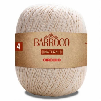 Barbante Barroco Natural N°4 700g Círculo