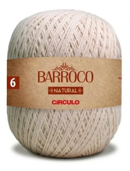 Barbante Barroco Natural N°6 700g Círculo