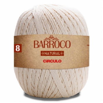 Barbante Barroco Natural N°8 700g Círculo
