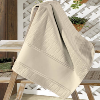 Toalha de Lavabo Velour Artesanalle Liso Dohler 