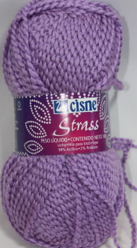 Lã Strass Cisne 100g